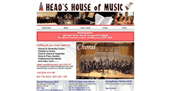 Desktop Screenshot of headshouseofmusic.com